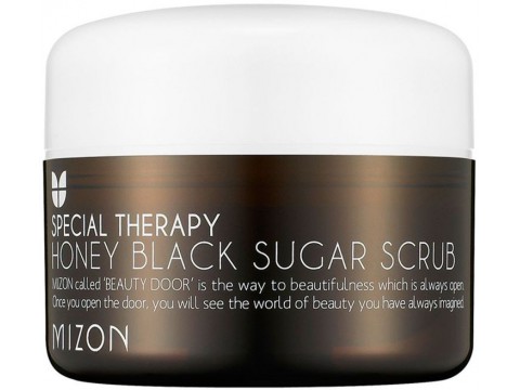 Mizon veido odos šveitiklis Honey Black Sugar Scrub efektyviai valo veido oda 90ml Mizon veido odos šveitiklis Honey Black Sugar Scrub efektyviai valo veido oda 90ml